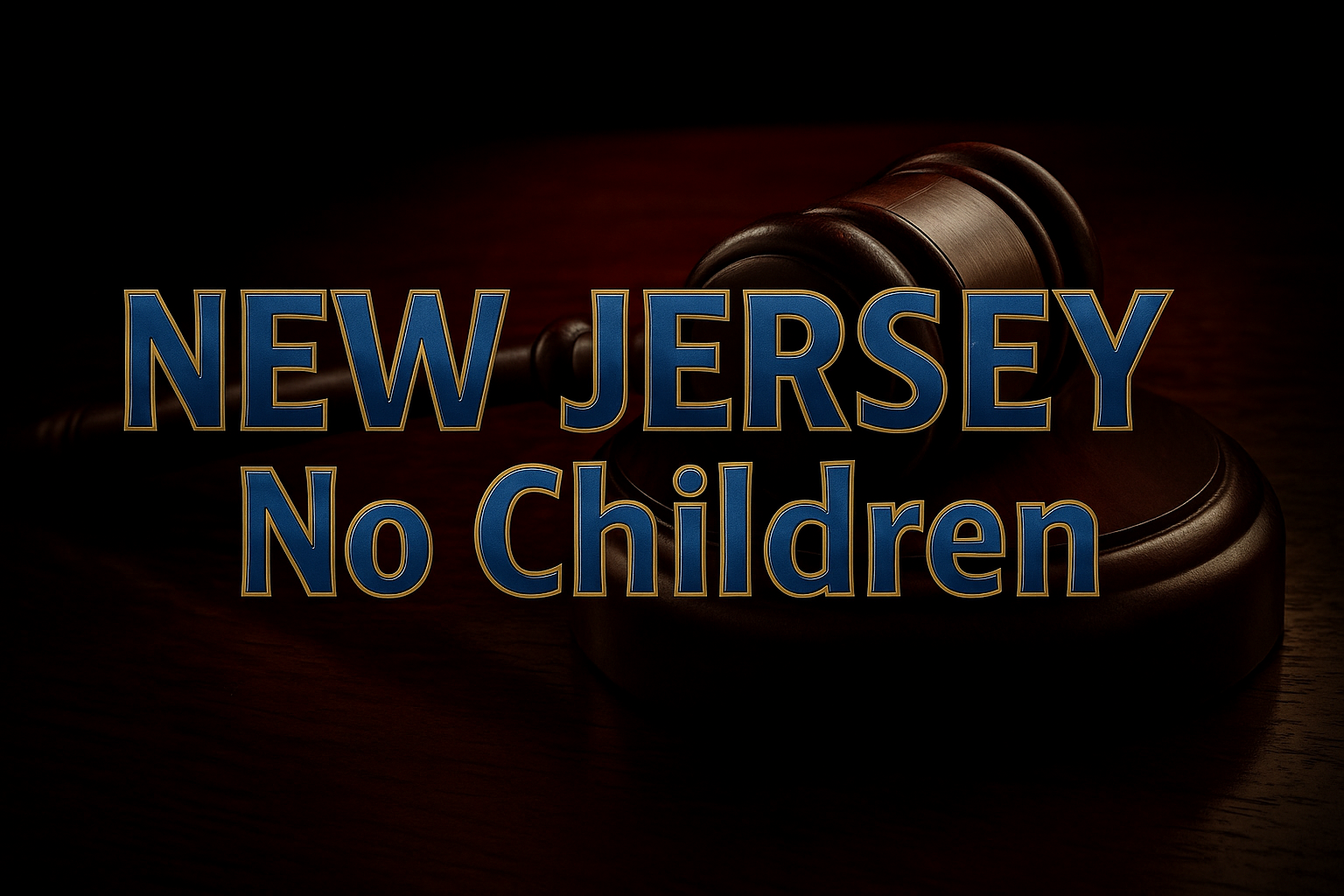 New Jersey Divorce Kit No Children