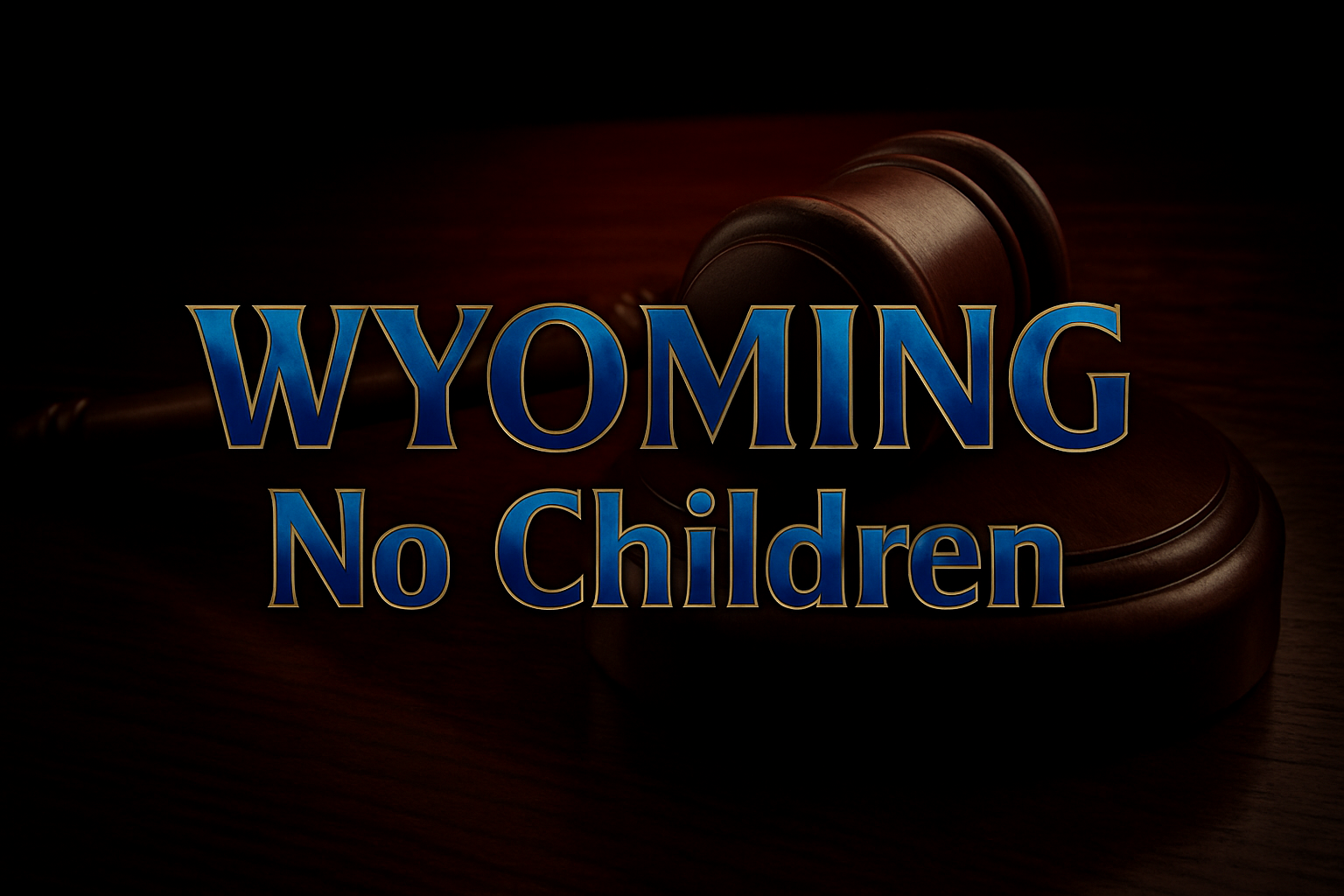 Wyoming Divorce Kit No Children